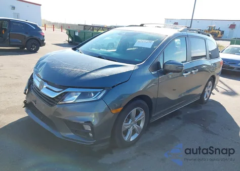 2018 Honda Odyssey Ex from USA, damaged, VIN 5FNRL6H56JB090386